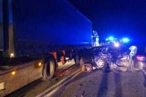 20.10.2025. Czekarzewice Pierwsze. Wypadek / Fot. policja