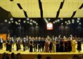 24.10.2025. Kielce. 80-lecie Zespołu Państwowych Szkół Muzycznych w Kielcach. Akademicka Kameralna Orkiestra WIRTUOZI LWOWA wraz z uczniami / Fot. Zespół Państwowych Szkół Muzycznych w Kielcach