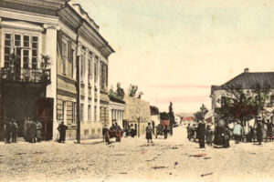 Historia kieleckich ulic. Warszawska - Radio Kielce Kielce. Ulica Warszawska. Lata 1885-1899 / źródło: fotopolska.eu