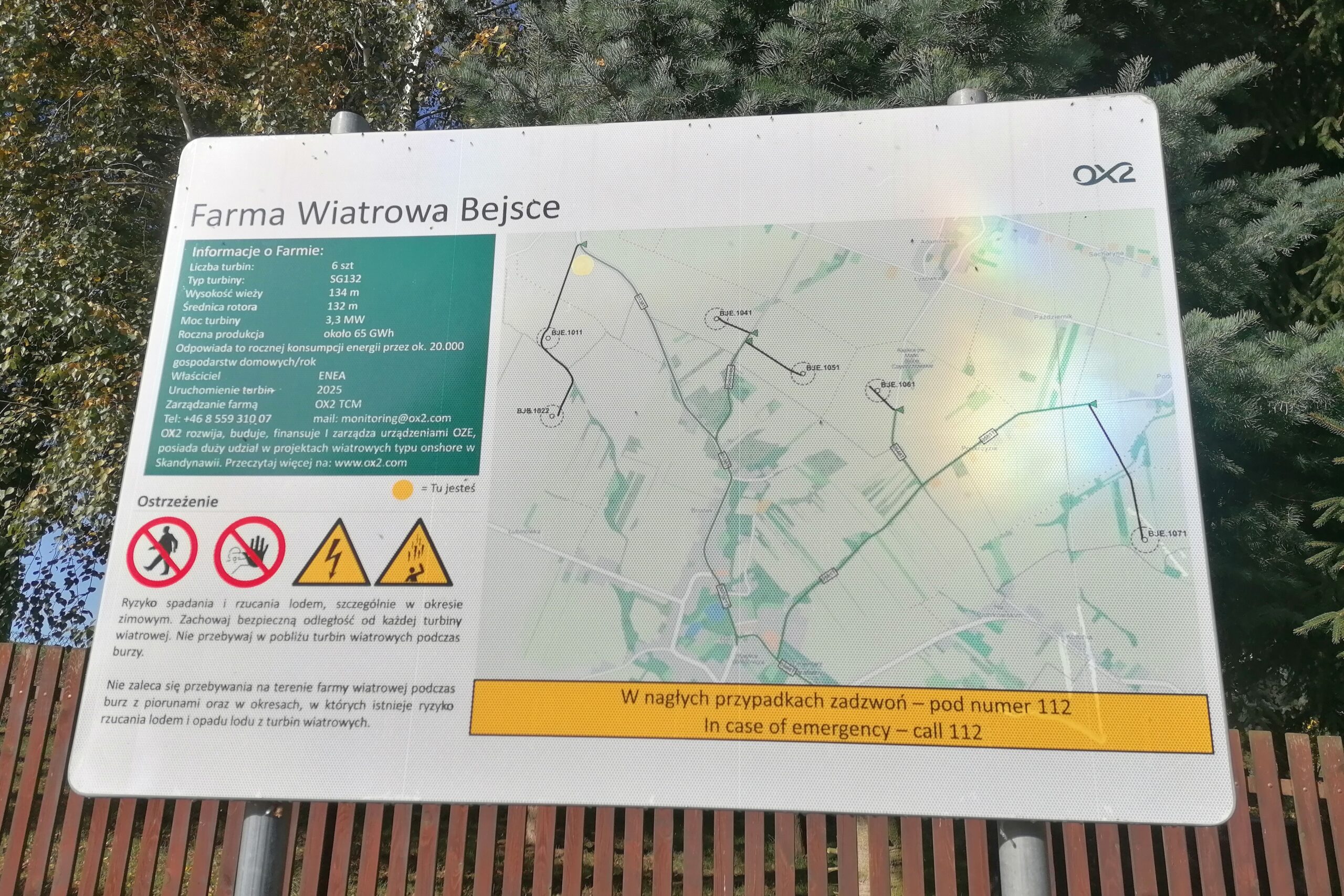 Na południu regionu powstała farma wiatrowa - Radio Kielce Bejsce. Farma wiatrowa / Fot. Marta Gajda-Kruk - Radio Kielce
