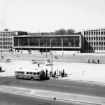 Kielce. 1973 rok. Dworzec kolejowy / źródło: fotopolska.eu