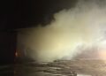 04.10.2025. Górki Szczukowskie. Pożar / Fot. Straż pożarna