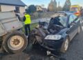 23.10.2025. Jasionna w powiecie jędrzejowskim. Wypadek / Fot. policja