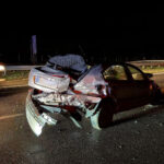 24.10.2025. S7. Mierzawa w powiecie jędrzejowskim. Zderzenie ciężarówki i samochodu osobowego / Fot. policja