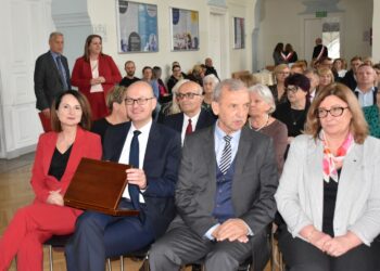 17.10.2025. Sandomierz. Obchody 120-lecia Związku Nauczycielstwa Polskiego / Fot. Grażyna Szlęzak-Wójcik - Radio Kielce
