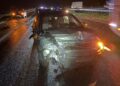 24.10.2025. S7. Mierzawa w powiecie jędrzejowskim. Zderzenie ciężarówki i samochodu osobowego / Fot. policja