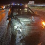 24.10.2025. S7. Mierzawa w powiecie jędrzejowskim. Zderzenie ciężarówki i samochodu osobowego / Fot. policja