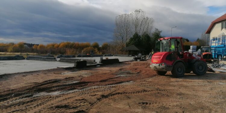 Busko-Zdrój wzmacnia obronę cywilną - Radio Kielce Busko-Zdrój. Budowa Magazynu Obrony Cywilnej / Fot. Marta Gajda-Kruk - Radio Kielce