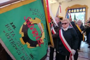 04.10.2025. Kałków. 30. Ogólnopolska Pielgrzymka Krajowej Sekcji Hutnictwa NSZZ Solidarność / Fot. Marta Gajda-Kruk - Radio Kielce