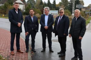 Wizja terenowa na nowo wybudowanej drodze powiatowej w Bilczy / Fot. Miasto i Gmina Morawica