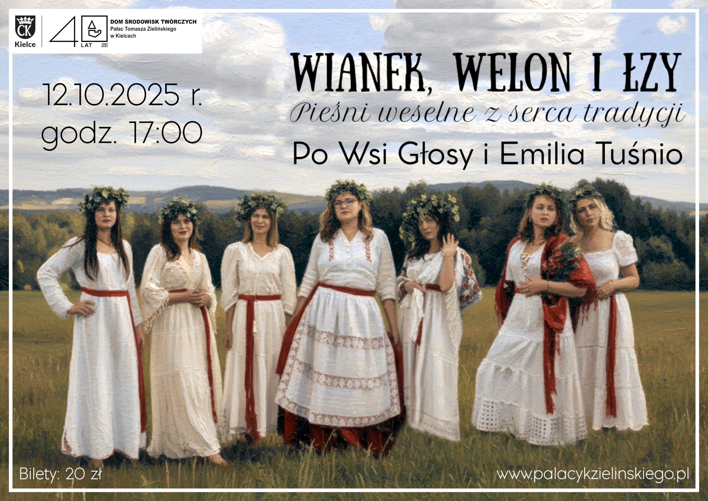 Pieśni weselne z serca tradycji w wykonaniu zespołu Po Wsi Głosy i Emilii Tuśnio - Radio Kielce
