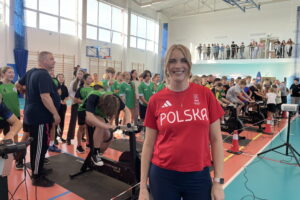 Uczniowie rywalizowali pod okiem medalistki olimpijskiej
