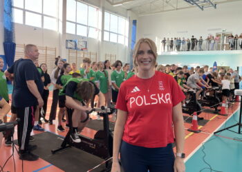 Uczniowie rywalizowali pod okiem medalistki olimpijskiej