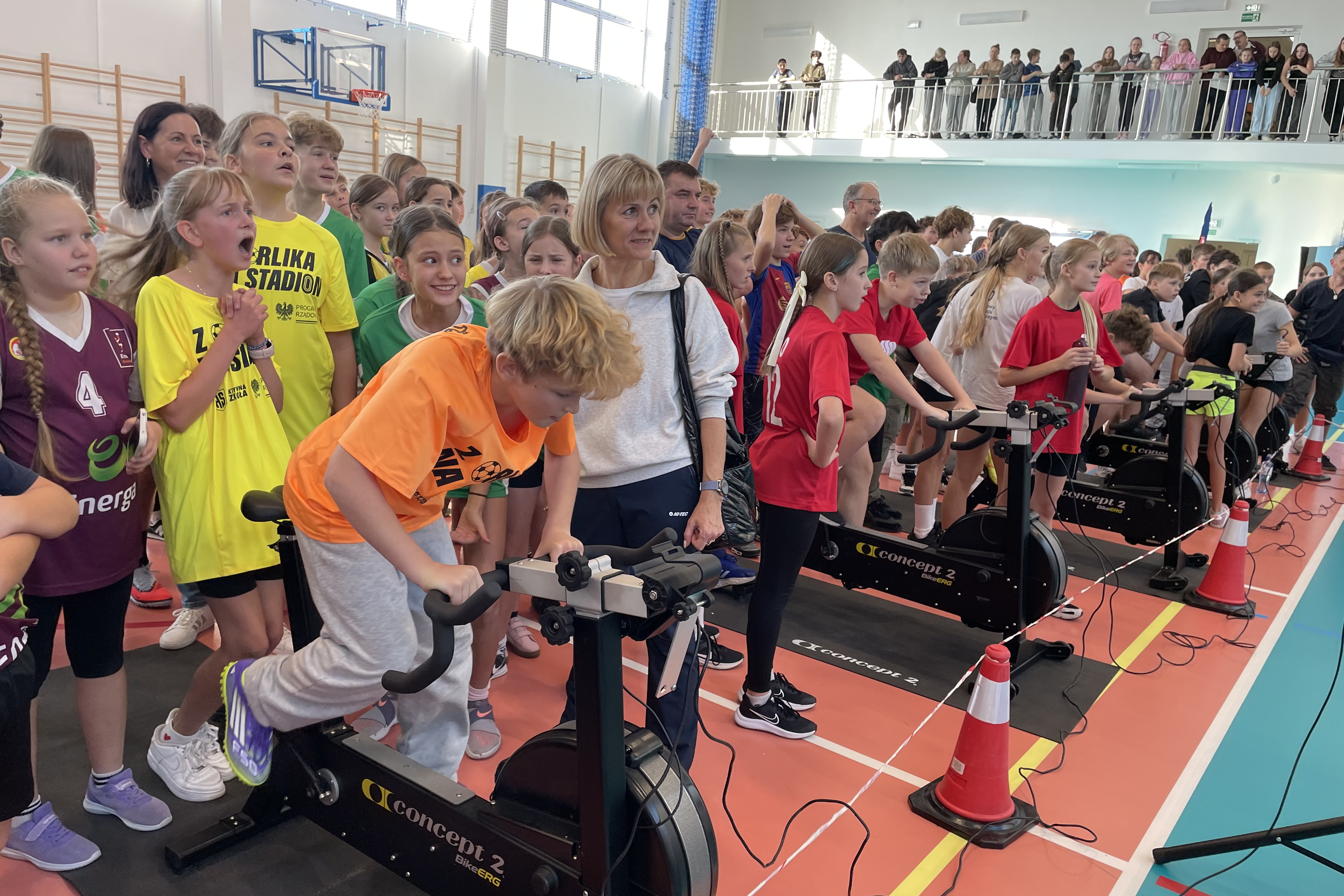 Uczniowie rywalizowali pod okiem medalistki olimpijskiej