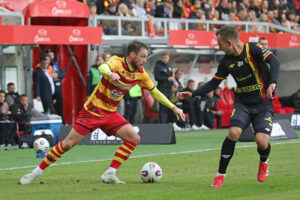 05.10.2025. Mecz 11. kolejki PKO BP Ekstraklasy: Jagiellonia Białystok - Korona Kielce / Fot. PAP/Artur Reszko
