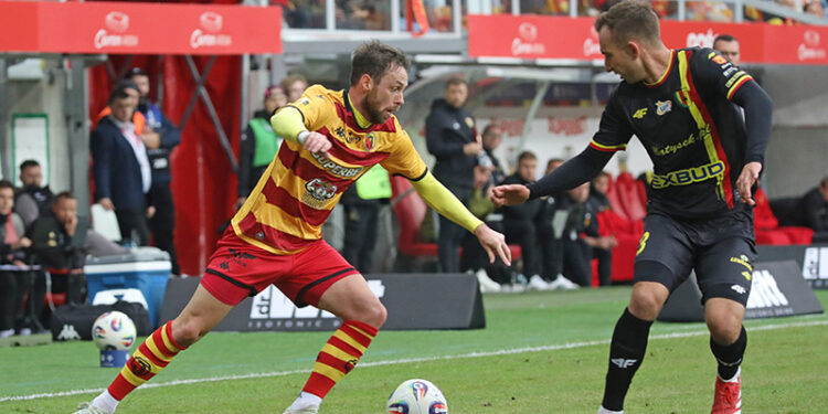 05.10.2025. Mecz 11. kolejki PKO BP Ekstraklasy: Jagiellonia Białystok - Korona Kielce / Fot. PAP/Artur Reszko