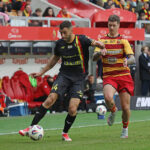 05.10.2025. Mecz 11. kolejki PKO BP Ekstraklasy: Jagiellonia Białystok - Korona Kielce / Fot. PAP/Artur Reszko