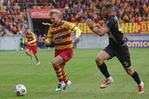 05.10.2025. Mecz 11. kolejki PKO BP Ekstraklasy: Jagiellonia Białystok - Korona Kielce / Fot. PAP/Artur Reszko