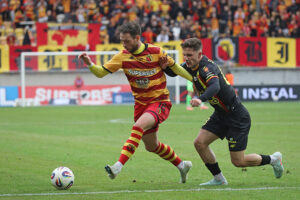 05.10.2025. Mecz 11. kolejki PKO BP Ekstraklasy: Jagiellonia Białystok - Korona Kielce / Fot. PAP/Artur Reszko