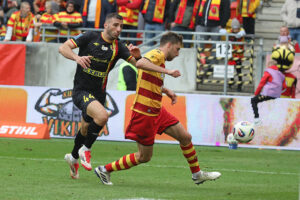 05.10.2025. Mecz 11. kolejki PKO BP Ekstraklasy: Jagiellonia Białystok - Korona Kielce / Fot. PAP/Artur Reszko