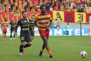 05.10.2025. Mecz 11. kolejki PKO BP Ekstraklasy: Jagiellonia Białystok - Korona Kielce / Fot. PAP/Artur Reszko