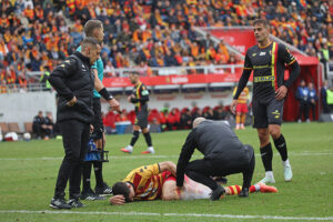 05.10.2025. Mecz 11. kolejki PKO BP Ekstraklasy: Jagiellonia Białystok - Korona Kielce / Fot. PAP/Artur Reszko