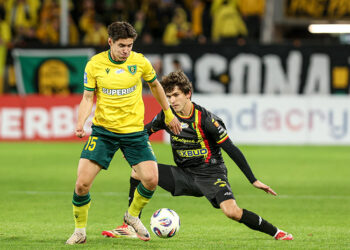 Wsparcie kibiców było, zwycięstwa niestety nie - Radio Kielce 25.10.2025. Katowice. Mecz 13. kolejki PKO BP Ekstraklasy: GKS Katowice - Korona Kielce / Fot. PAP/Art Service