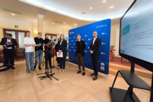 16.10.2025. Kielce. Urząd Miasta. Ogłoszenie wyników tegorocznej edycji Kieleckiego Budżetu Obywatelskiego / Fot. Dariusz Kuc - Radio Kielce