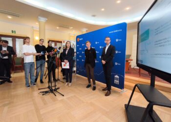 16.10.2025. Kielce. Urząd Miasta. Ogłoszenie wyników tegorocznej edycji Kieleckiego Budżetu Obywatelskiego / Fot. Dariusz Kuc - Radio Kielce