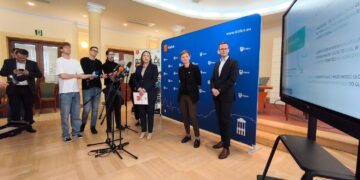 16.10.2025. Kielce. Urząd Miasta. Ogłoszenie wyników tegorocznej edycji Kieleckiego Budżetu Obywatelskiego / Fot. Dariusz Kuc - Radio Kielce