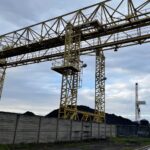 17.10.2025. Końskie. Wiertnia w pobliżu ciepłowni miejskiej / Fot. Magdalena Galas-Klusek - Radio Kielce