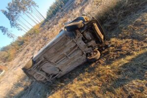 Zderzenie na krajowej „74”. Jedna osoba ranna - Radio Kielce Zderzenie na krajowej „74”. Jedna osoba ranna