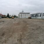 21.10.2025. Busko-Zdrój. Budowa pięciokondygnacyjnego parkingu na 500 miejsc / Fot. Marta Gajda-Kruk - Radio Kielce