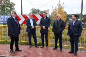 Wizja terenowa na nowo wybudowanej drodze powiatowej w Bilczy / Fot. Miasto i Gmina Morawica