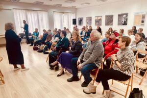 17.10.2025. Konferencja w CEiK Szklany Dom w Ciekotach „Żeromski. Od 1925 do nieskończoności” / Fot. Dorota Klusek - Radio Kielce