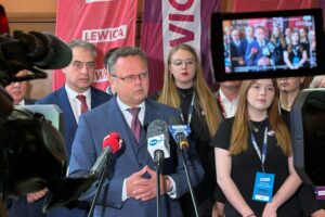 04.10.2025. Kielce. Grand Hotel. Kongres Wojewódzki Nowej Lewicy / Fot. Marcin Marszałek - Radio Kielce