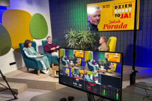 Audycja „Dzień Dobry, to Ja! Rozmowy inne niż wszystkie w Radiu Kielce”. Jakub Porada / Fot. Anna Sokołowska - Radio Kielce