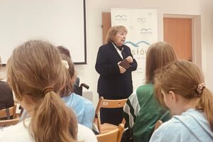 17.10.2025. Konferencja w CEiK Szklany Dom w Ciekotach „Żeromski. Od 1925 do nieskończoności” / Fot. Dorota Klusek - Radio Kielce