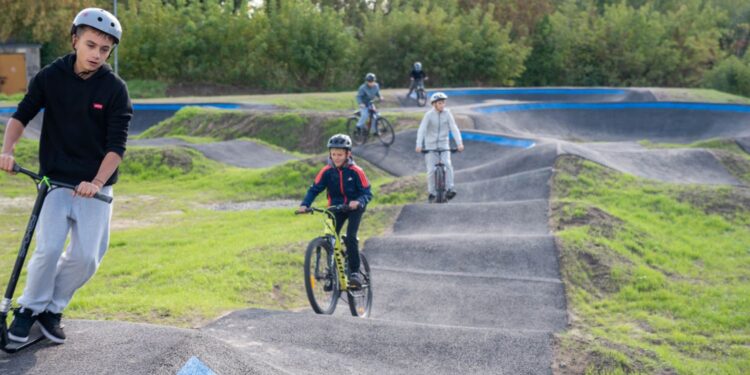 Nowiny. Pumptrack / Fot. Gmina Nowiny - Facebook