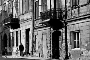 Kielce. Ulica Wesoła. Lata 1960-1969. Kamienice przy ul. Wesołej 36 i 38 / źródło: facebook.com/kieleckieinwestycje