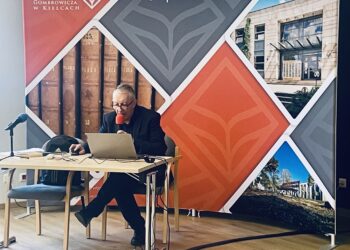 17.10.2025. Kielce. Wojewódzka Biblioteka Publiczna w Kielcach. 20 Dni Lwowa. Na zdjęciu: dr Jan Główka / Fot. Dorota Klusek - Radio Kielce