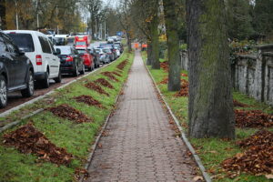 28.10.2025. Kielce. Prace porządkowe przed uroczystością Wszystkich Świętych / Fot. Wiktor Taszłow - Radio Kielce