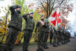 28.10.2025 Kielce. Cmentarz Partyzancki. Obchody upamiętniające 86. rocznicę tragicznej śmierci Prezydenta Stefana Artwińskiego / Fot. Wiktor Taszłow - Radio Kielce