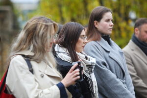 28.10.2025 Kielce. Cmentarz Partyzancki. Obchody upamiętniające 86. rocznicę tragicznej śmierci Prezydenta Stefana Artwińskiego / Fot. Wiktor Taszłow - Radio Kielce