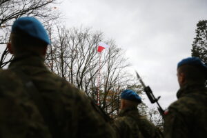 28.10.2025 Kielce. Cmentarz Partyzancki. Obchody upamiętniające 86. rocznicę tragicznej śmierci Prezydenta Stefana Artwińskiego / Fot. Wiktor Taszłow - Radio Kielce