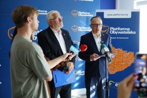 02.10.2025. Kielce. Konferencja KO / Fot. Wiktor Taszłow - Radio Kielce