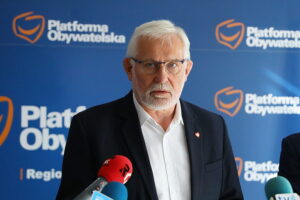 02.10.2025. Kielce. Konferencja KO / Fot. Wiktor Taszłow - Radio Kielce