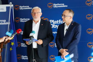 02.10.2025. Kielce. Konferencja KO / Fot. Wiktor Taszłow - Radio Kielce
