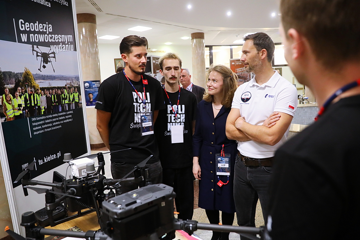 Kielce. Sławosz Uznański-Wiśniewski na Politechnice Świętokrzyskiej