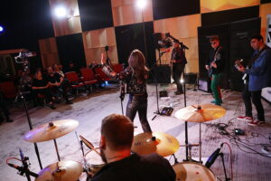03.10.2025. Kielce. Studio Gram. Koncert Kornelii Patro / Fot. Wiktor Taszłow - Radio Kielce